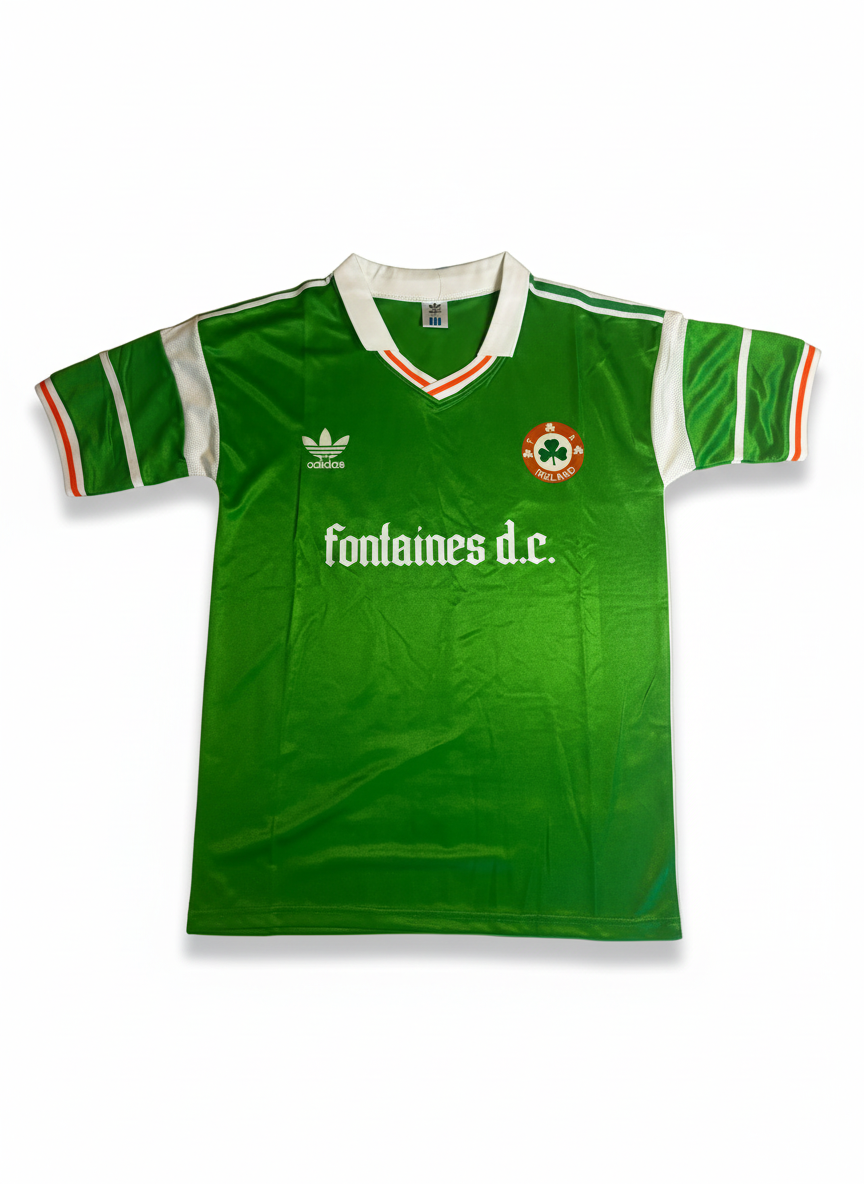 Fontaines D.C. x Ireland Retro Adidas Jersey Front