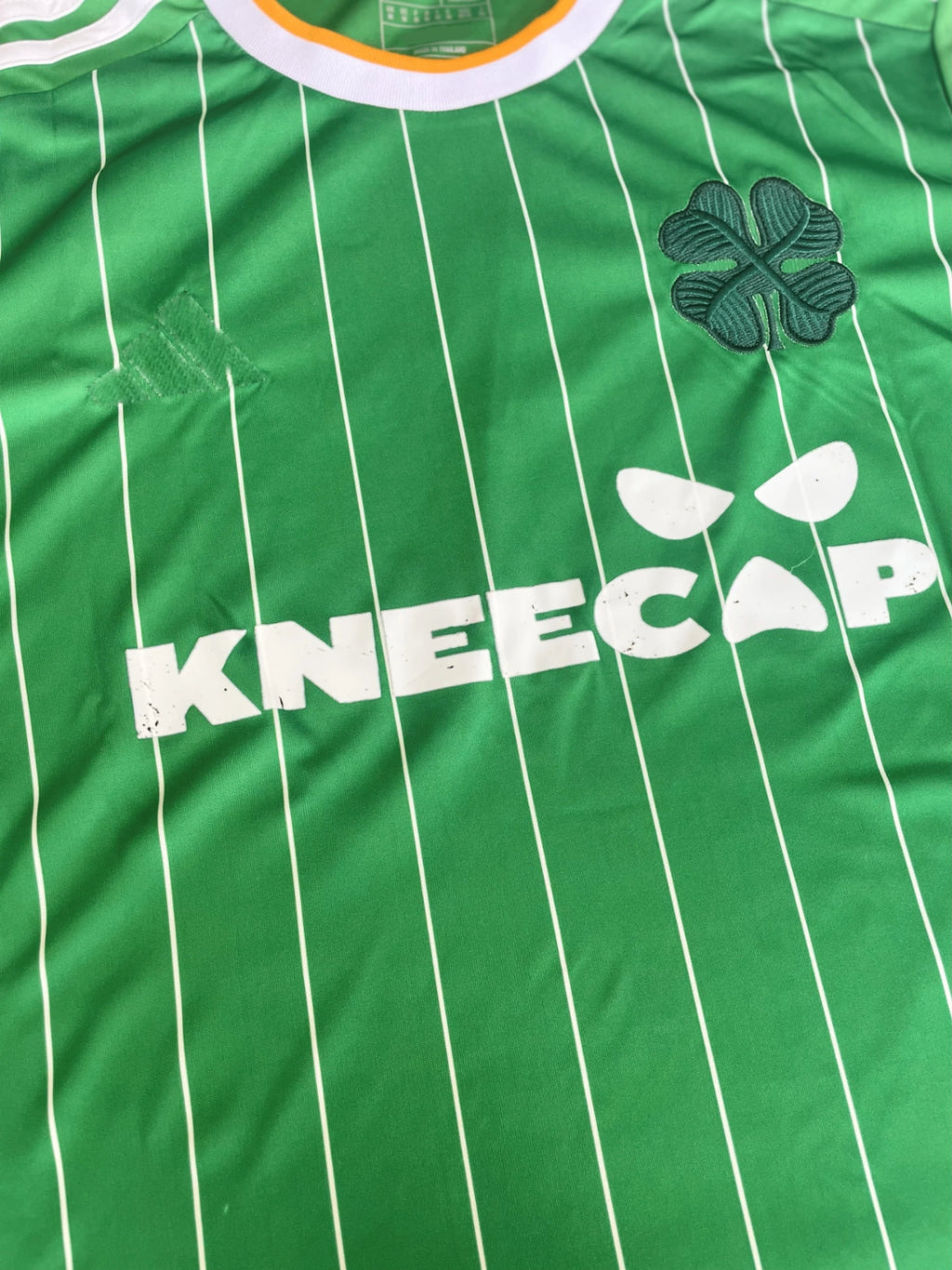 Kneecap x Ireland 2025 Home Jersey Detail