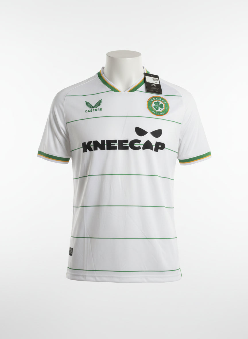 Kneecap Ireland White Away Jersey Front
